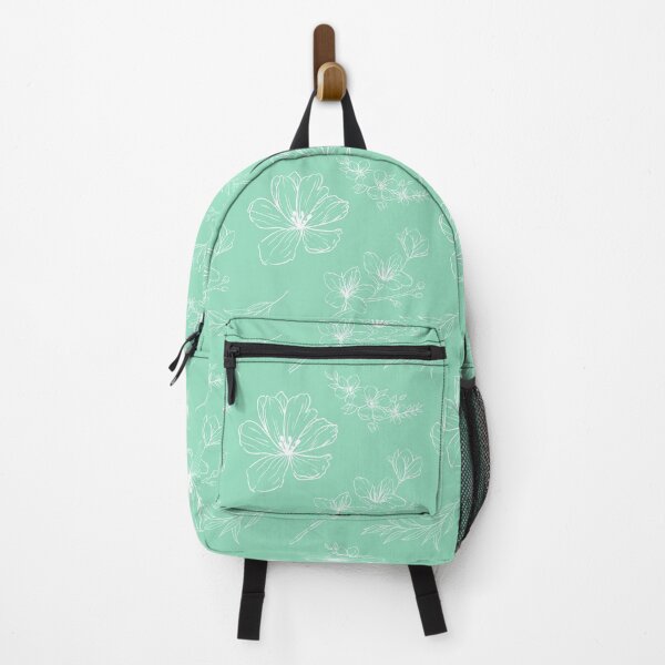 Item preview, Elegant Botanical - Mint Green & White designed and sold by Luminary Soul.