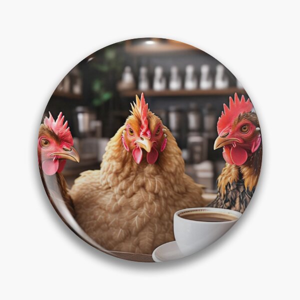 Item preview, Chickens in a Coffee Shop designed and sold by Cozy-Canyon.