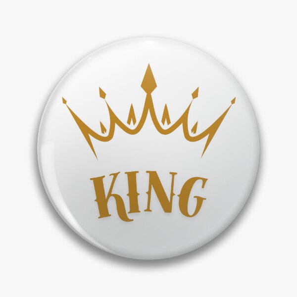 Item preview, Golden King Crown - Regal Typography Design designed and sold by MaverickMarks.