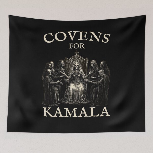 Item preview, Covens for Kamala Witch Halloween Kamala Harris 2024 Election Gothic Design designed and sold by trendyzcom.