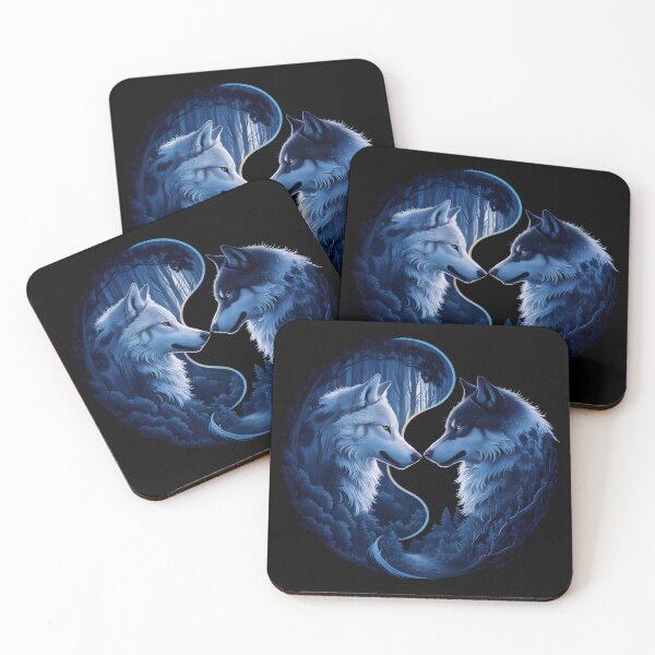 Item preview, Wolves: Light and Shadow designed and sold by DreamVibeShirt.