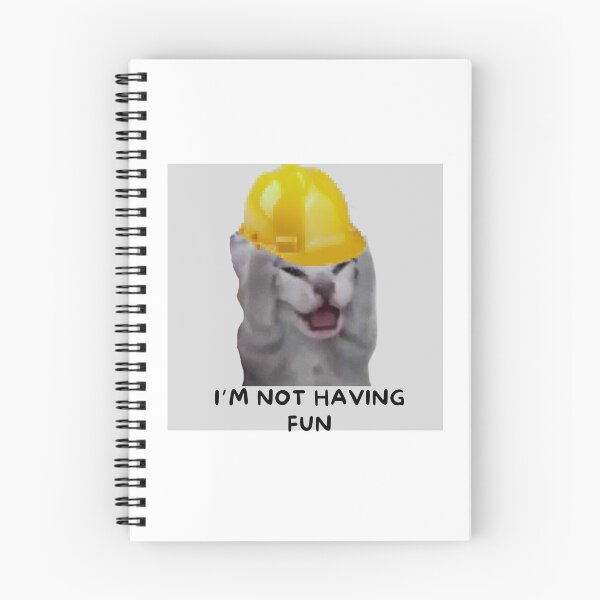 Item preview, catswithhardhats Not Having Fun  designed and sold by vechone.