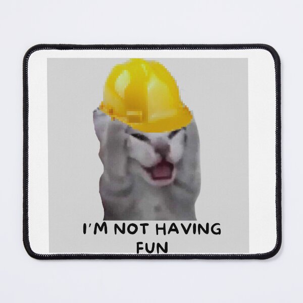 Item preview, catswithhardhats Not Having Fun  designed and sold by vechone.