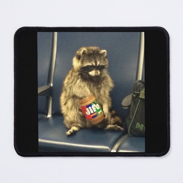 Item preview, Raccoon eating peanut butter designed and sold by Ratcatdoggg.