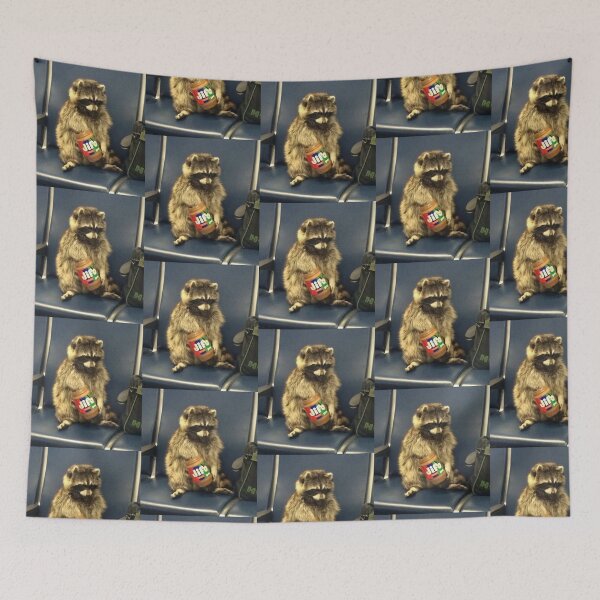 Item preview, Raccoon eating peanut butter designed and sold by Ratcatdoggg.
