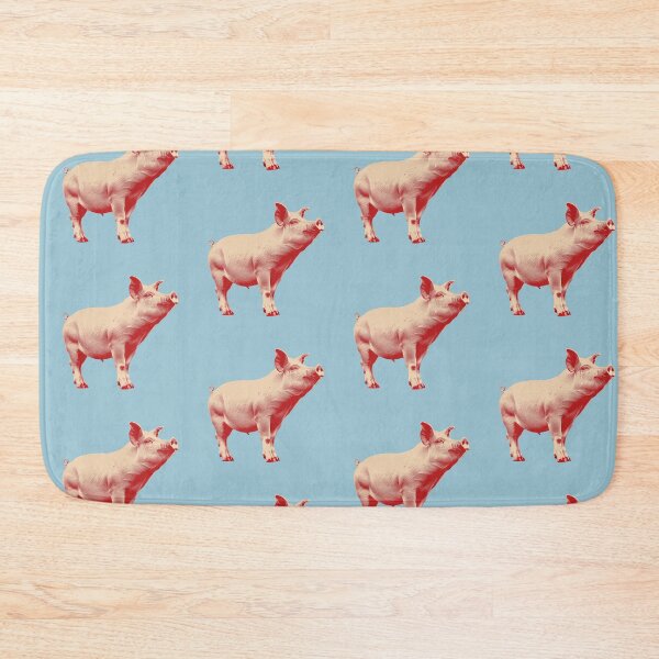 Item preview, PINK PIGGY PATTERN BLUES designed and sold by NikoDeeko.