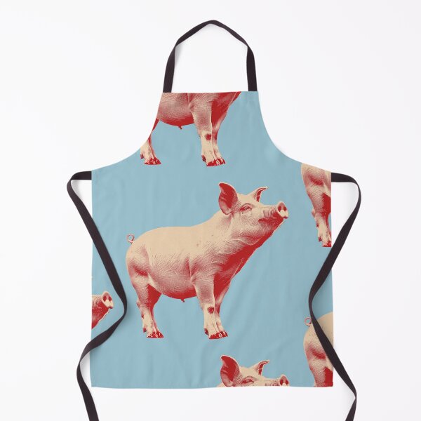 Item preview, PINK PIGGY PATTERN BLUES designed and sold by NikoDeeko.