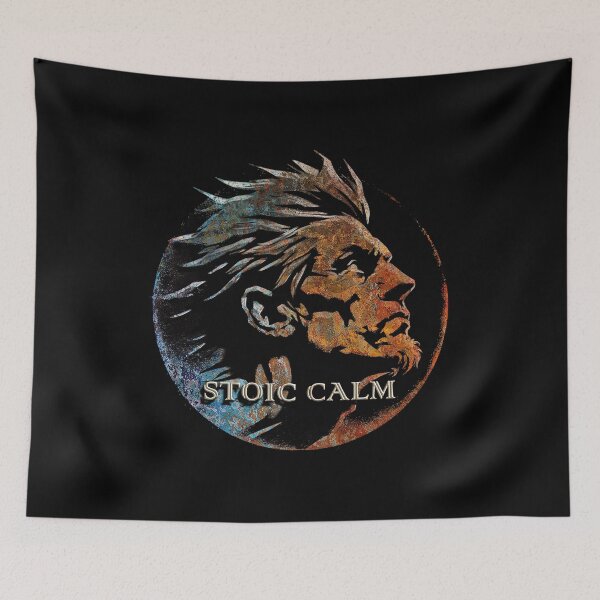 Item preview, Stoic calm, Stoic peace, inner peace, stoic philosophy, emotional balance, contemplation designed and sold by CrisMor-Art.