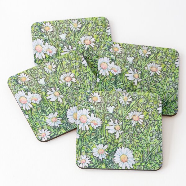 Item preview, Daisies and Grasses (Vibrant Green) designed and sold by OurShop.