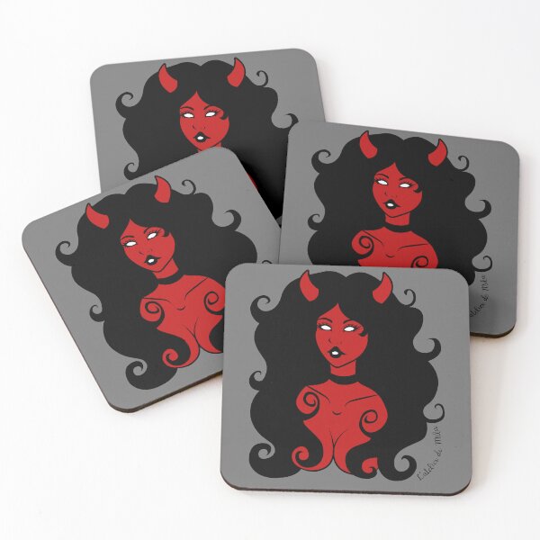 Item preview, Demoness of mine - Grey background designed and sold by L'Atelier de Milu.