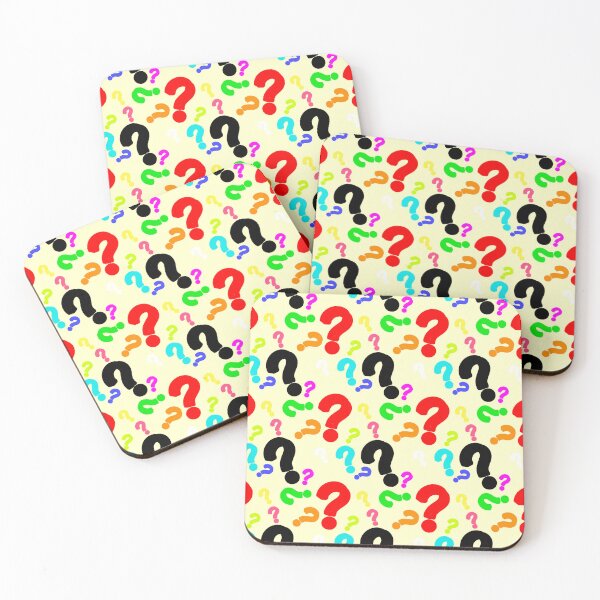 Item preview, Pastel Colorful Question Mark Pattern Design designed and sold by PatternTitan.