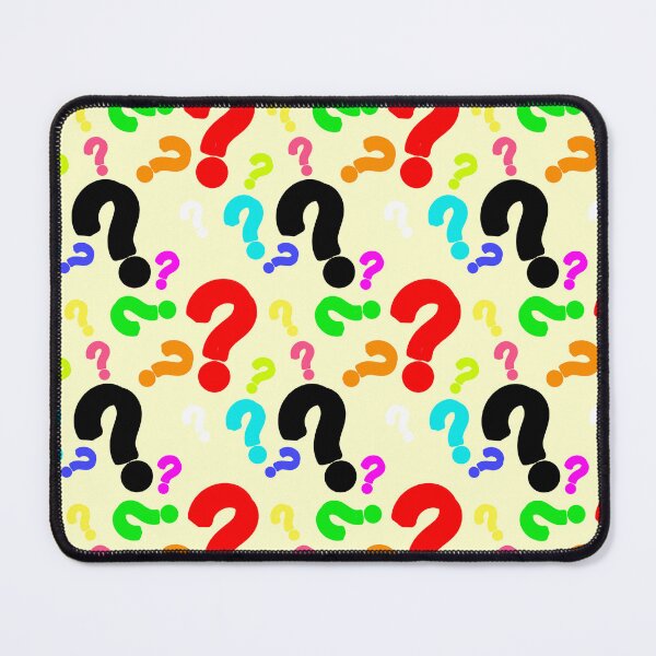Item preview, Pastel Colorful Question Mark Pattern Design designed and sold by PatternTitan.