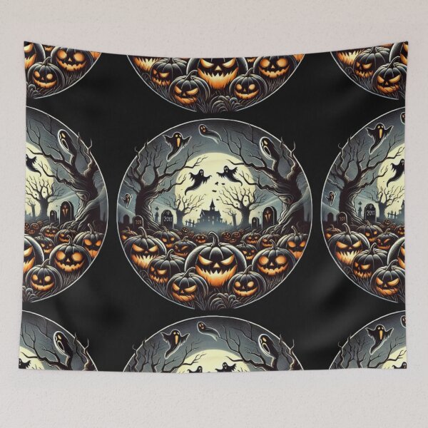 Item preview, Haunted Pumpkin Patch designed and sold by WildVista.