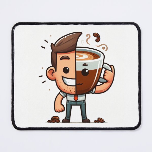 Item preview, Half human half coffee designed and sold by NanaCrafted.