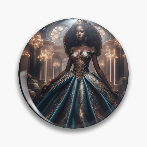 Artikelvorschau, Dunkelblaugrüne Couture Queen entworfen und verkauft von Fantasy-Fashion.