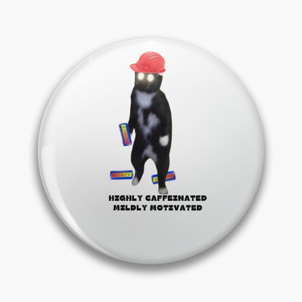 Item preview,  catswithhardhats Highly caffeinated mildly motivated designed and sold by vechone.