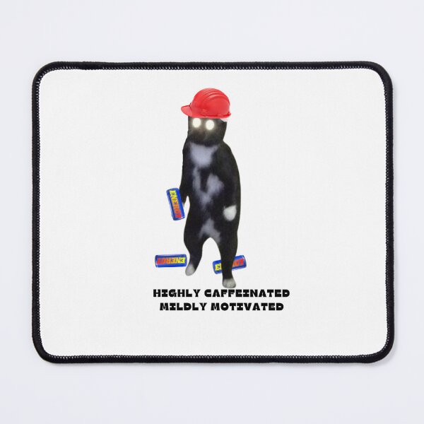 Item preview, catswithhardhats Highly caffeinated mildly motivated designed and sold by vechone.