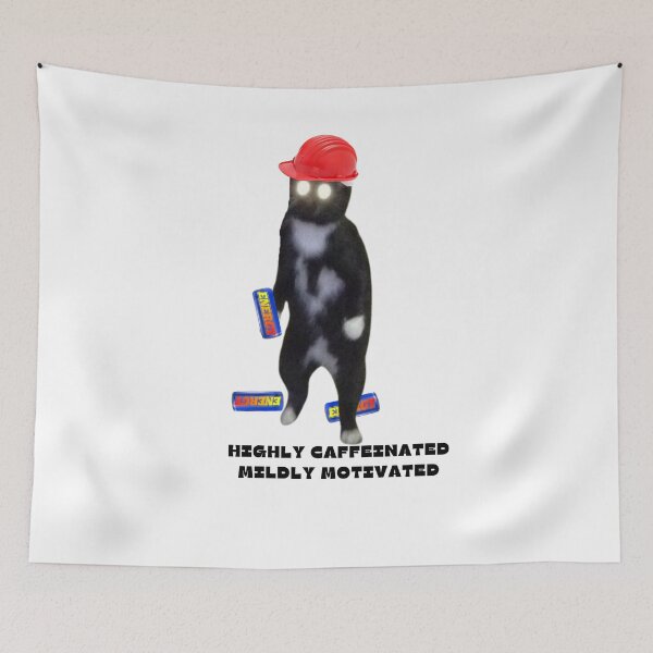Item preview,  catswithhardhats Highly caffeinated mildly motivated designed and sold by vechone.