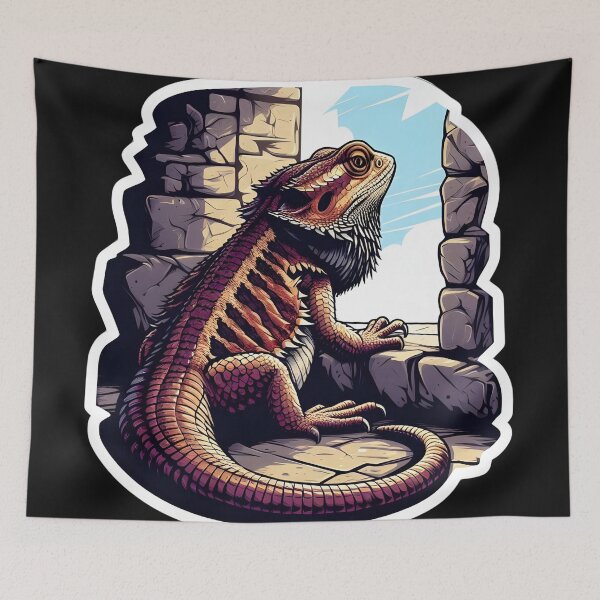 Item preview, Bearded Dragon Art #18 | Bearded Dragon Lovers designed and sold by ksgraphics222.