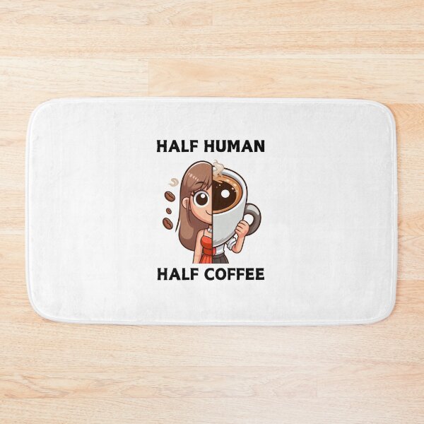 Item preview, Half human half coffee designed and sold by NanaCrafted.
