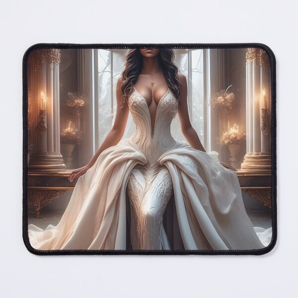 Item preview, White Couture Gown designed and sold by Fantasy-Fashion.