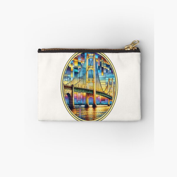 Item preview, Stained Glass Mackinac Bridge designed and sold by Emilys-Tee-Shop.