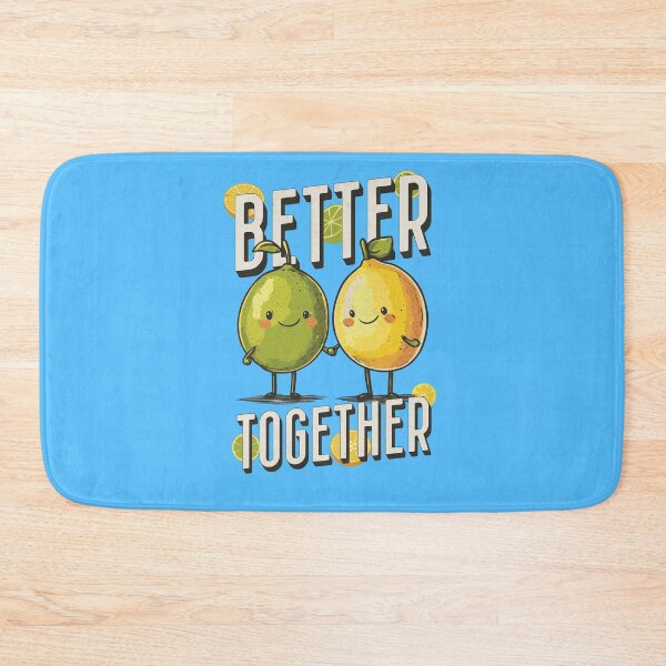 Item preview, Better Together - Cute Lime and Lemon Duo, Adorable Design for Multiple Products, Perfect for Couples or Best Friends designed and sold by Sir Meow Meow.