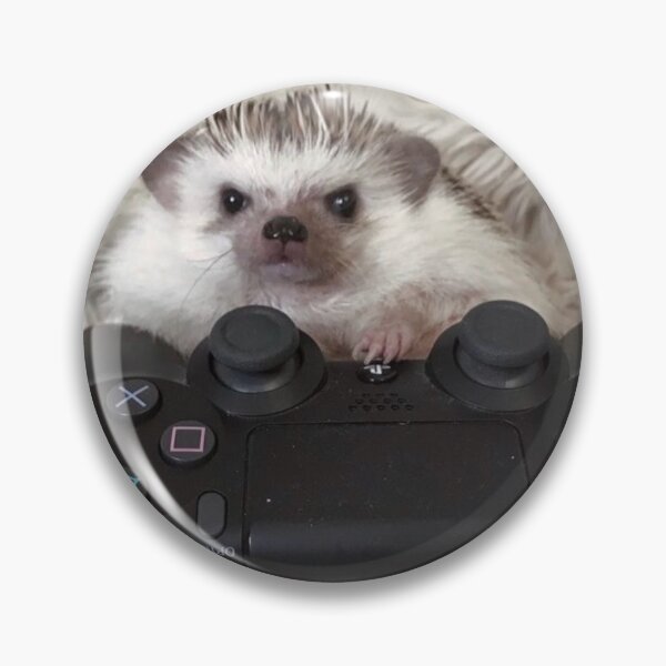 Item preview, Angry Hedgehog playing PlayStation  designed and sold by Ratcatdoggg.