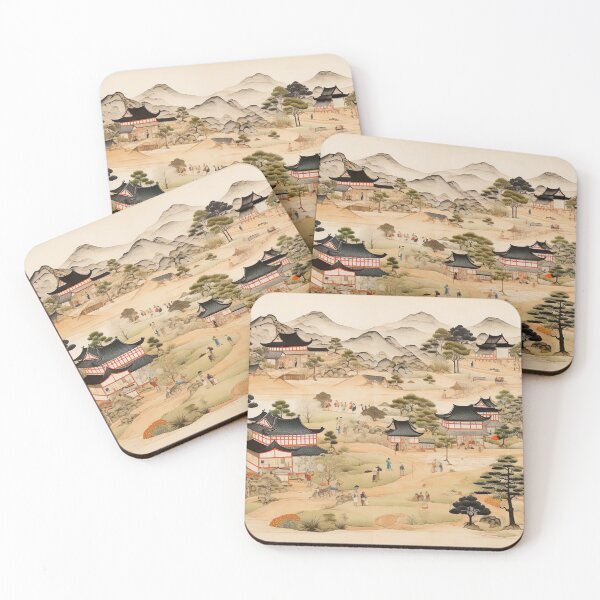 Item preview, Ukiyo-e - Hida Folk Village designed and sold by KootenayDesigns.