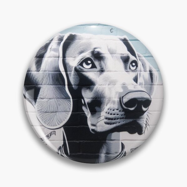 Item preview, Blue Paris Graffiti Dog Art - Design Nr 139 designed and sold by WeimTrails.