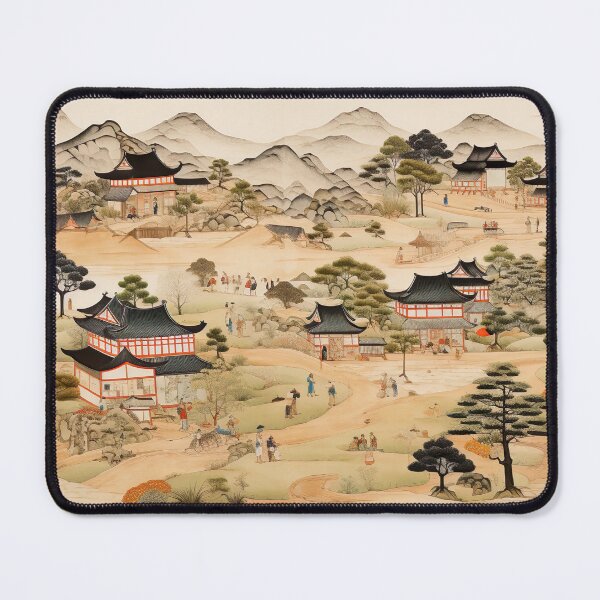 Item preview, Ukiyo-e - Hida Folk Village designed and sold by KootenayDesigns.