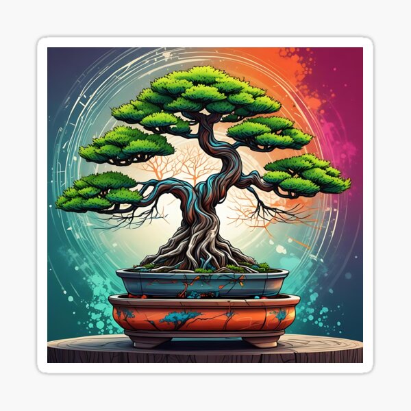 The Bonsai of the Cosmos Pegatina