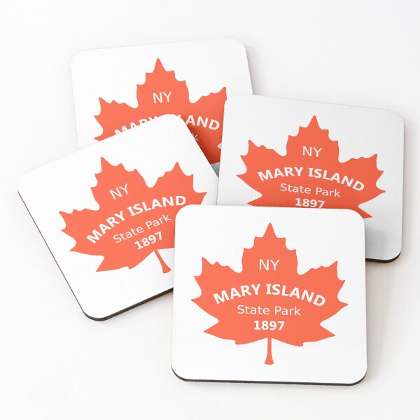 Item preview, Hoja de arce del parque estatal de Mary Island, Nueva York designed and sold by bivenart.