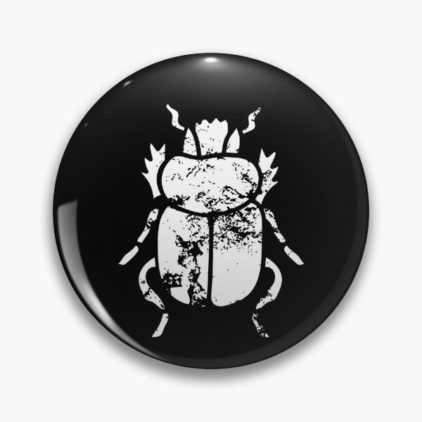 Item preview, White Beetle Egyptian Scarab designed and sold by ToxiCool.