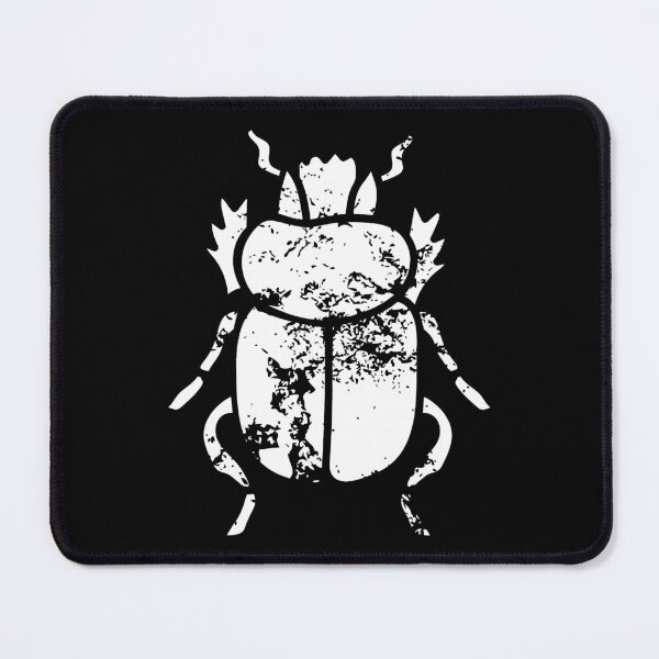 Item preview, White Beetle Egyptian Scarab designed and sold by ToxiCool.