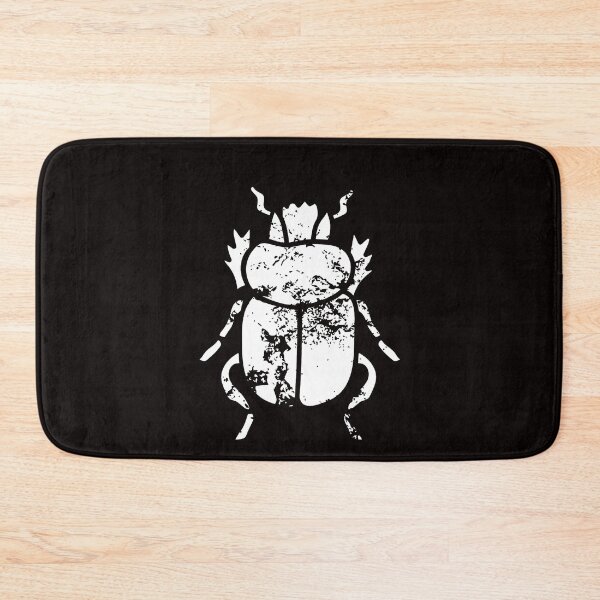 Item preview, White Beetle Egyptian Scarab designed and sold by ToxiCool.