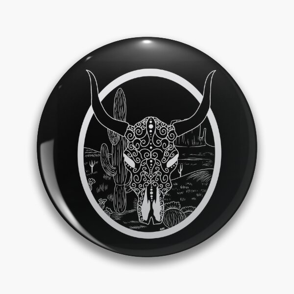 Item preview, B&W Cow Skull designed and sold by OneStopBeanShop.