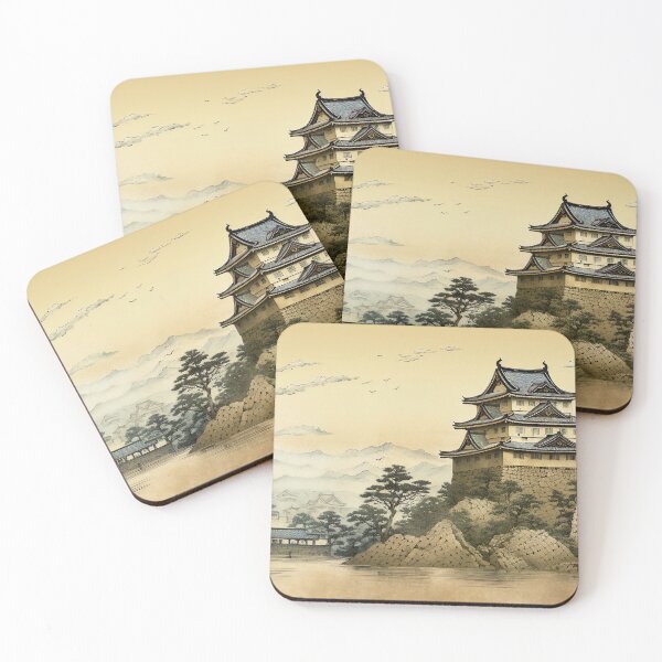 Item preview, Ukiyo-e - Hikone Castle designed and sold by KootenayDesigns.