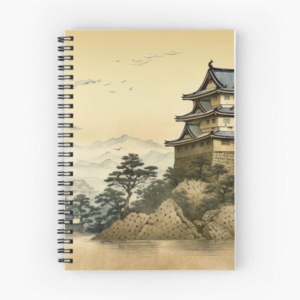 Item preview, Ukiyo-e - Hikone Castle designed and sold by KootenayDesigns.