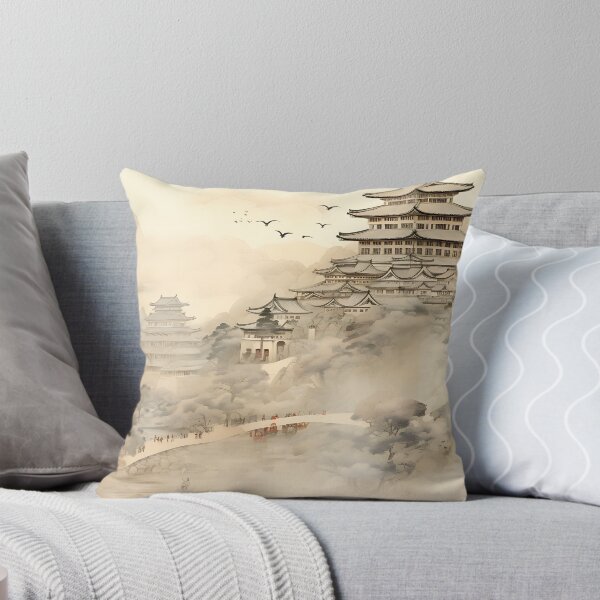 Item preview, Ukiyo-e - Himeji Castle designed and sold by KootenayDesigns.
