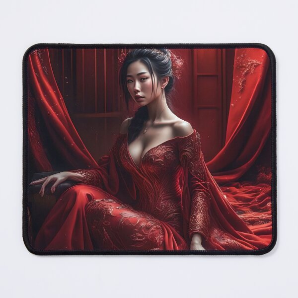 Item preview, Flowy Red Gown designed and sold by Fantasy-Fashion.