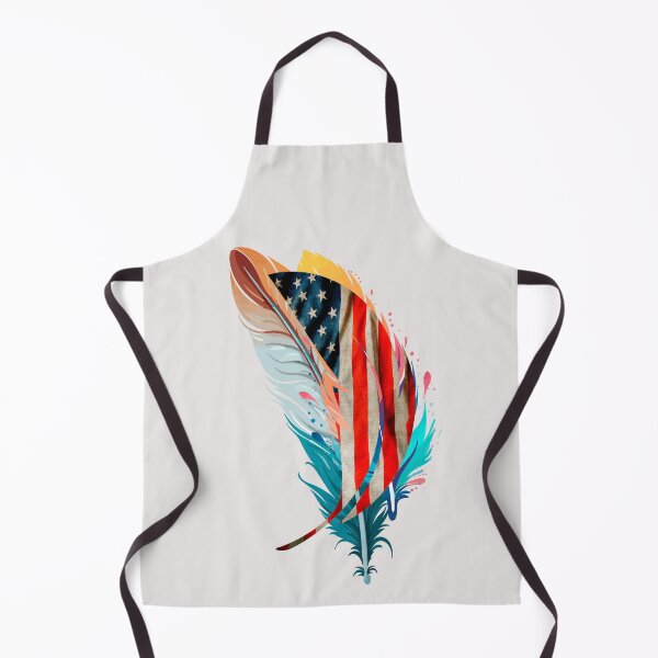Item preview, Feather and american flag american indian native tribal art 2024 designed and sold by erozzz.