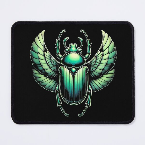 Item preview, Vibrant Green Egyptian Scarab Beetle designed and sold by ToxiCool.