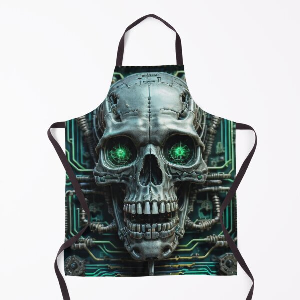 Item preview, Cybernetic Vision: The Fusion of Skull and Circuitry designed and sold by gallofoto.