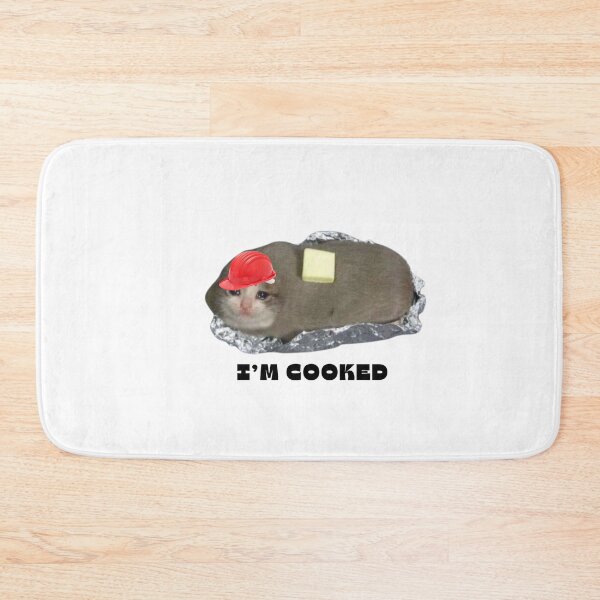 Item preview,  catswithhardhats i'm cooked cat memes designed and sold by vechone.