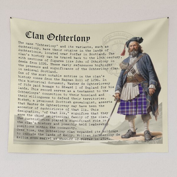 Item preview, Ochterlony Scottish Clan History  designed and sold by BagTown Clans.