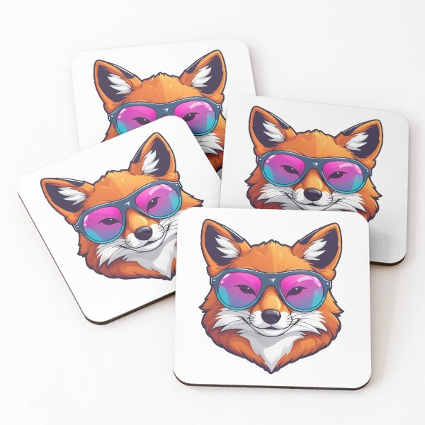 Item preview, Cool Fox with Sunglasses | Retro Vibe Animal Art designed and sold by andasanc14.