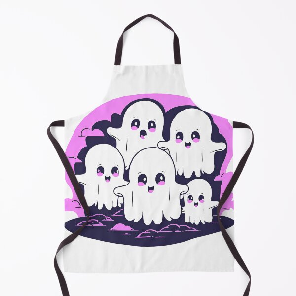 Item preview, Adorable & Eerie Ghost: Surrealism Meets Synthwave D4 designed and sold by pixelandcrafted.