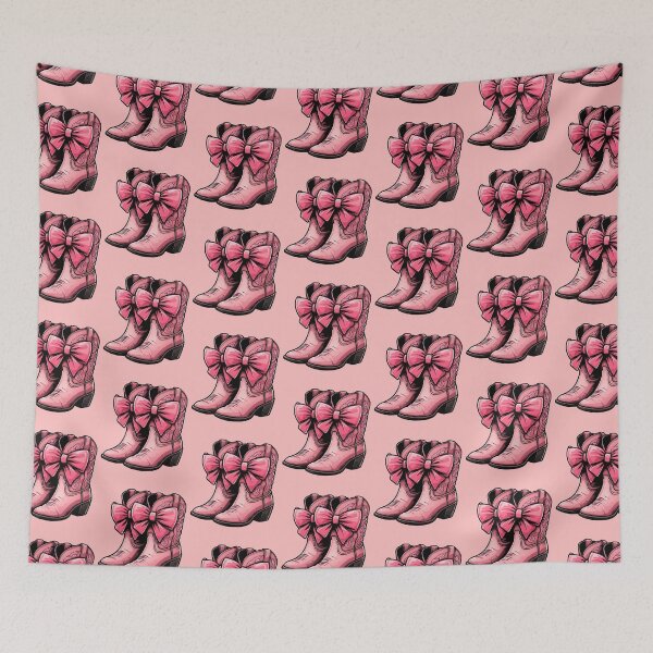 Item preview, Coquette Bow Boots Cowgirl for Women Girl Western Cowgirls designed and sold by PurpleLoveStore.