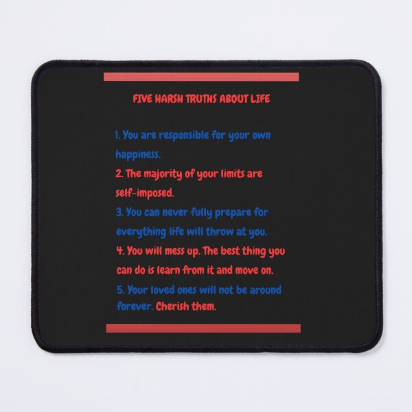 Item preview, Five Harsh Truths About Life designed and sold by JoezPlace.